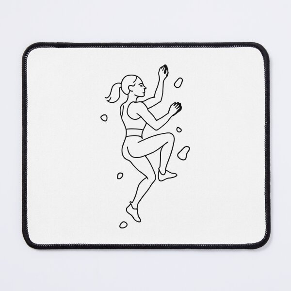 Item preview, Bouldering Silhouette | Minimalist Climber designed and sold by Pineapple-Tree.