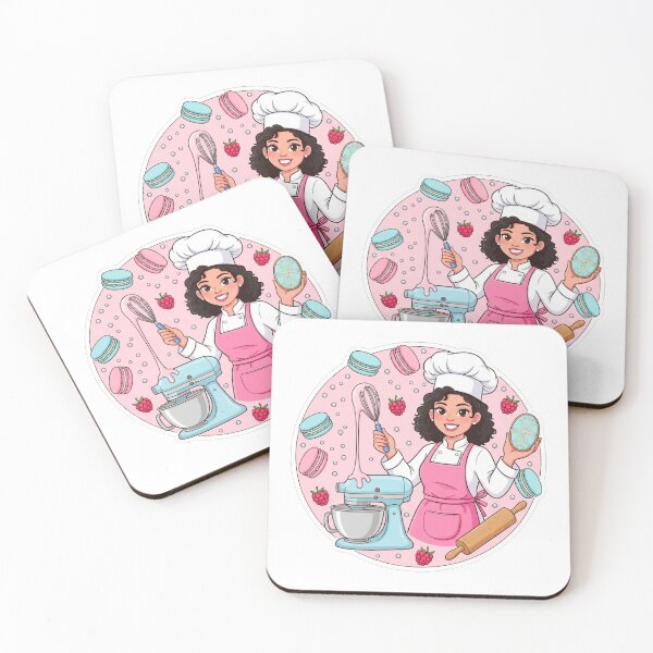 Item preview, Sweet Pastry Chef – Cute Baking Girl Illustration designed and sold by C3J7.