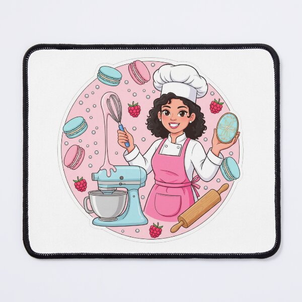 Item preview, Sweet Pastry Chef – Cute Baking Girl Illustration designed and sold by C3J7.