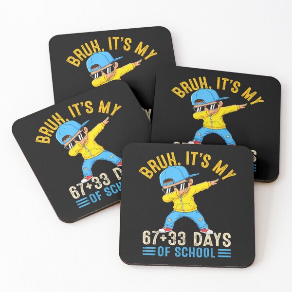 Item preview, Bruh Its My 67 +33 Days of School 100th Day Dab Kids Boys designed and sold by Juansustait.