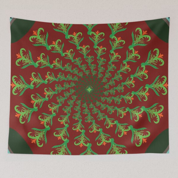 Item preview, Warm Earth Pulse Mandala designed and sold by OIL Pattern Design .