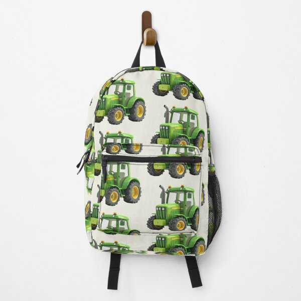 Item preview, Green tractor, for children, kawaii style designed and sold by LiskoDesign.