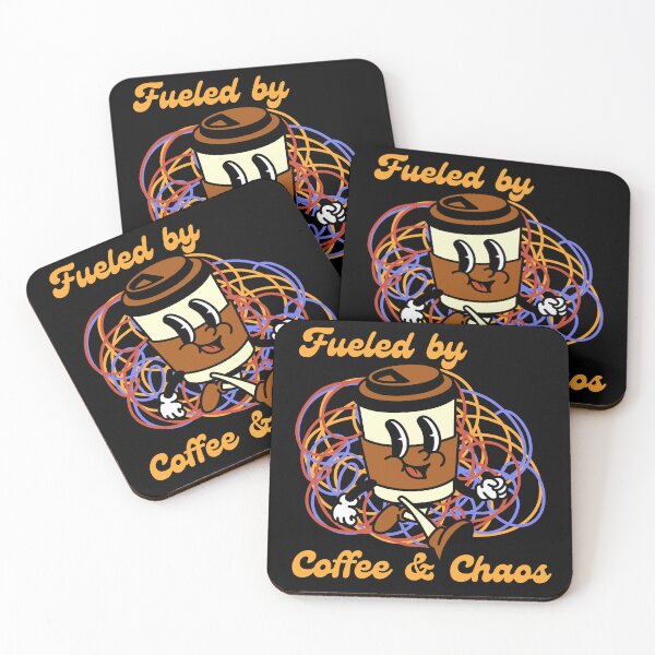 Item preview, Fueled by Coffee & Chaos designed and sold by ActOutTees.