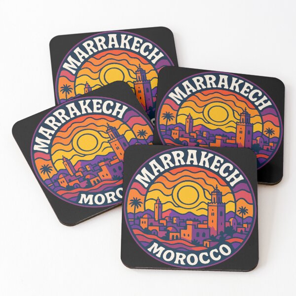 Item preview, Marrakech Morocco Trippy Travel designed and sold by TomFrontierArt.