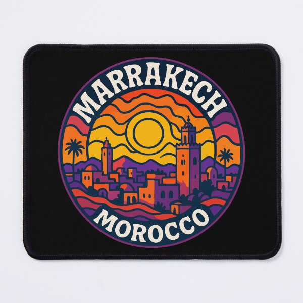 Item preview, Marrakech Morocco Trippy Travel designed and sold by TomFrontierArt.