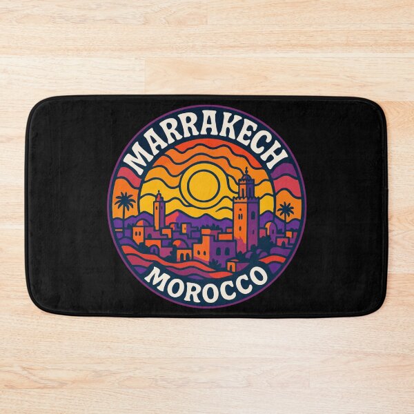 Item preview, Marrakech Morocco Trippy Travel designed and sold by TomFrontierArt.