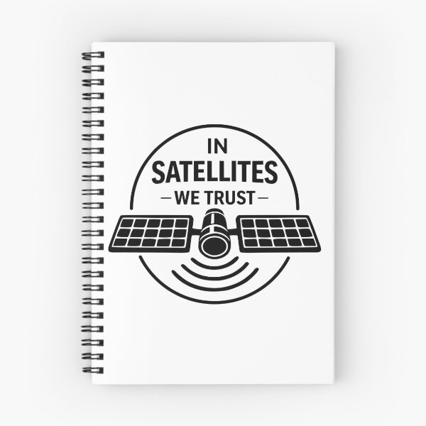 Item preview, In Satellites We Trust, Remote Sensing Design (Circle) designed and sold by CyclopsDesigns.