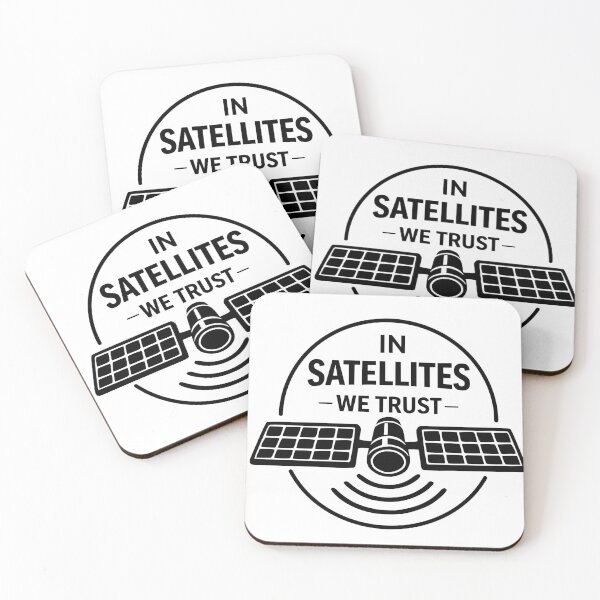 Item preview, In Satellites We Trust, Remote Sensing Design (Circle) designed and sold by CyclopsDesigns.