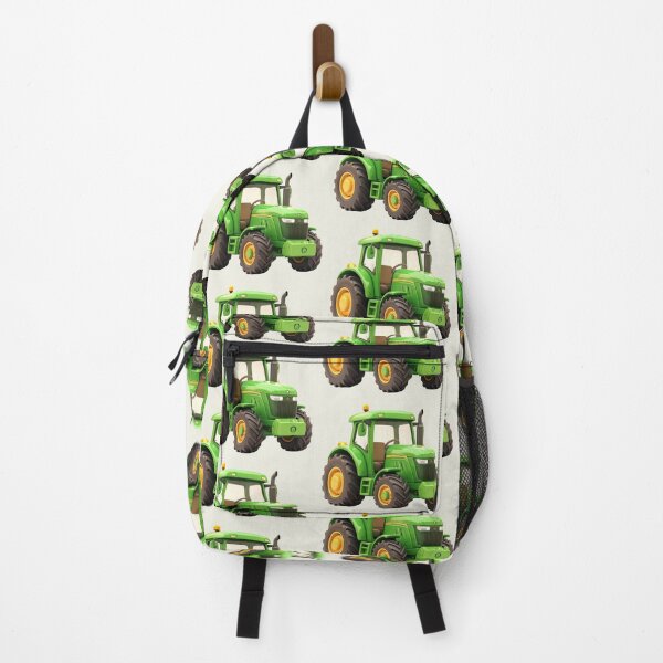 Item preview, Large green tractor, for children, kawaii style designed and sold by LiskoDesign.