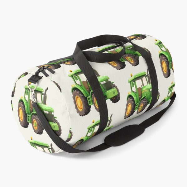 Item preview, Large green tractor, for children, kawaii style designed and sold by LiskoDesign.