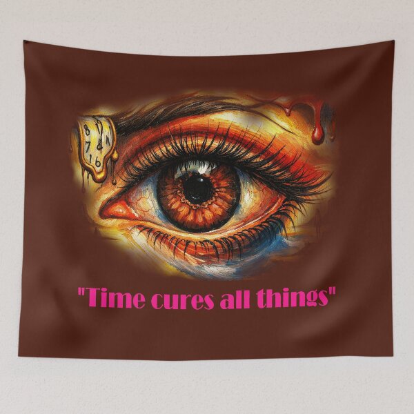 Item preview, Time cures all things. Surreal eye art designed and sold by Natart1004.