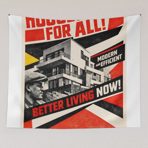 Item preview, Houses for All Modern and Efficient designed and sold by ForeverPrintsOK.