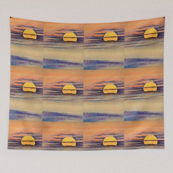 Item preview, Peach Sky at Sunset designed and sold by oh-bi-me.
