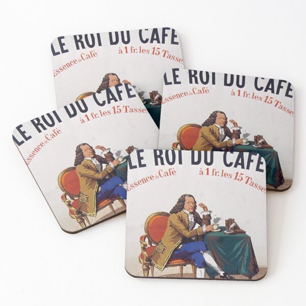 Item preview, Voltaire Coffee Advertisement Poster (1856) designed and sold by 19th Century in Color.