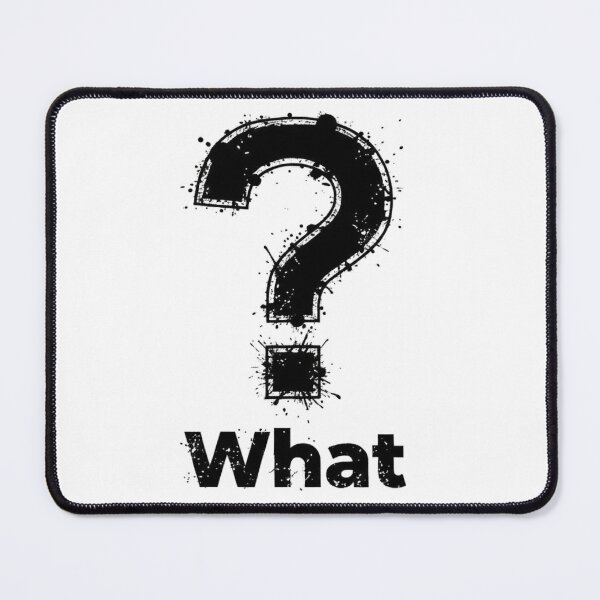 Item preview, Minimalist "What" Question Mark Aesthetic designed and sold by MEXART2.