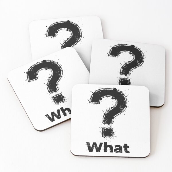 Item preview, Minimalist "What" Question Mark Aesthetic designed and sold by MEXART2.