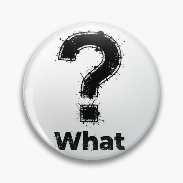 Item preview, Minimalist "What" Question Mark Aesthetic designed and sold by MEXART2.
