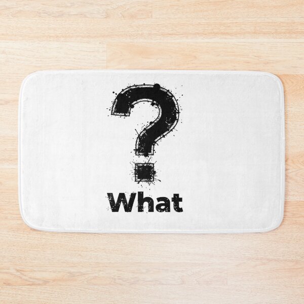 Item preview, Minimalist "What" Question Mark Aesthetic designed and sold by MEXART2.