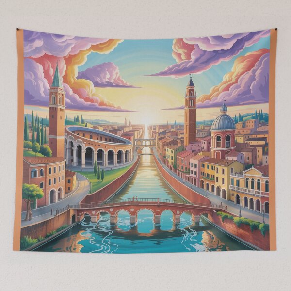Item preview, Сity of Verona,dreamlike landscape. designed and sold by Lilashakti ⭐️ ⭐️ ⭐️ ⭐️ ⭐️.