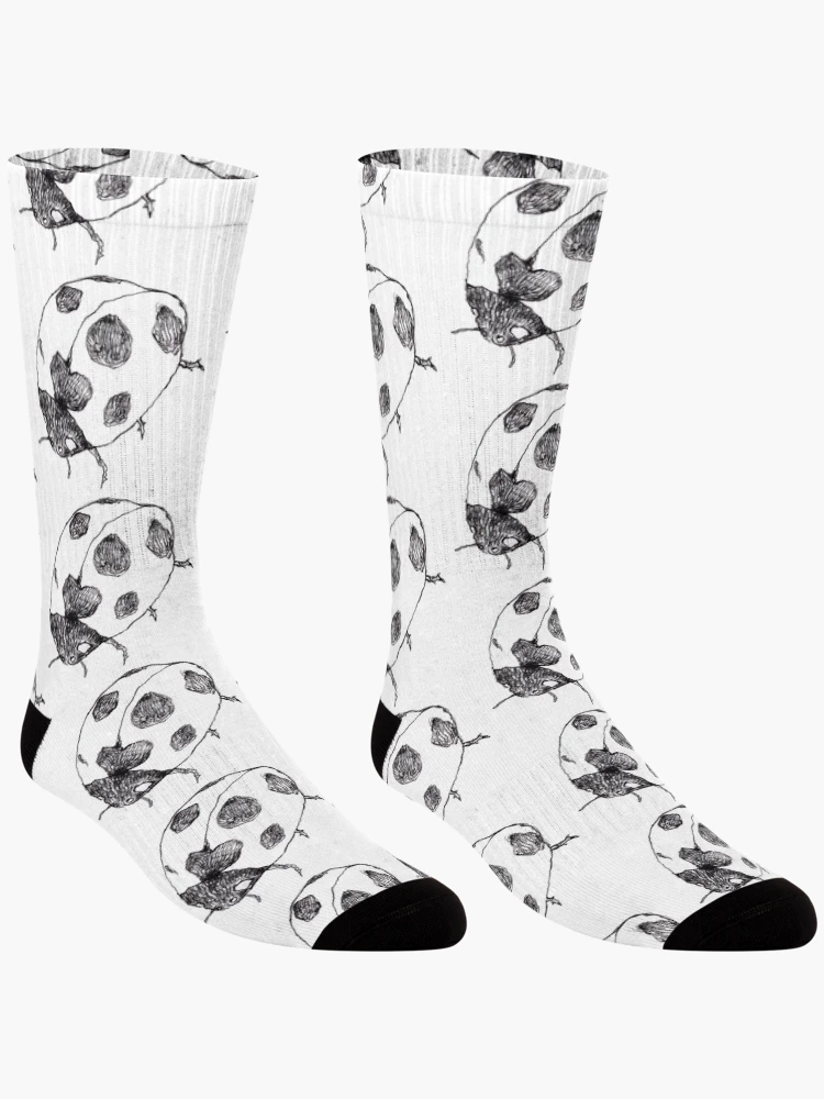 Thumbnail 3 of 5, Socks, Ladybug A designed and sold by YA sisters.
