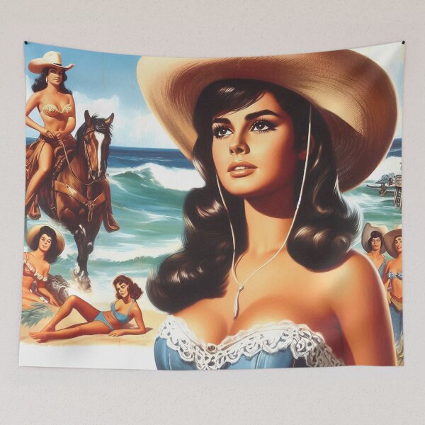 Artikelvorschau, Retro-Sommermädchen entworfen und verkauft von PulpVintage.