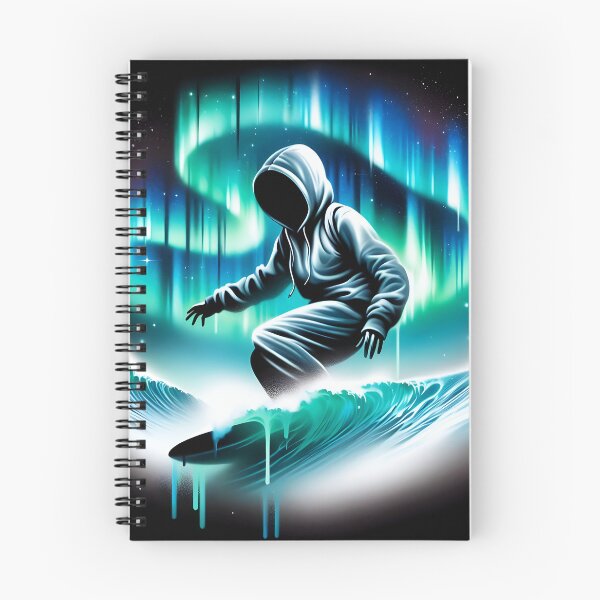 Item preview, Surfing the Northern Lights, Ai Generated Art  designed and sold by ACC .