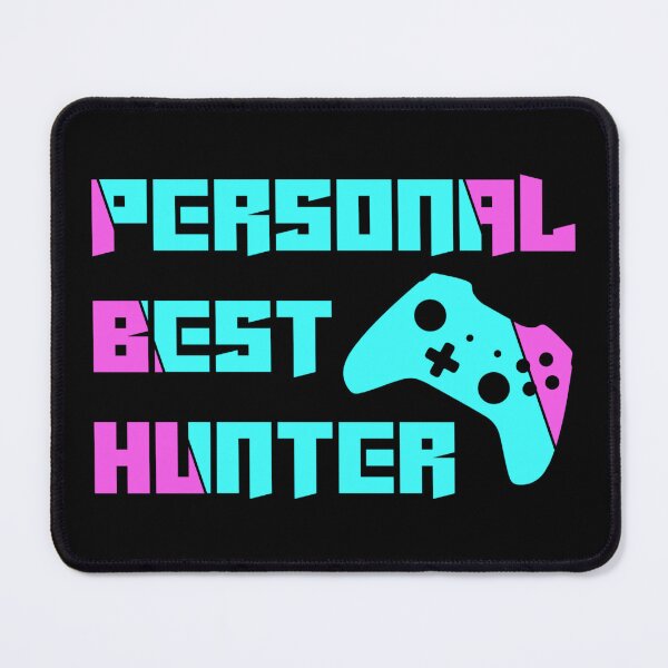 Item preview, Personal Best Hunter – Neon Gamer Controller Motivation Design designed and sold by PHRASEandSTYLE.