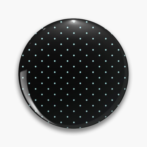 Item preview, Black and aqua blue polka dot pattern designed and sold by RishabhArts1.