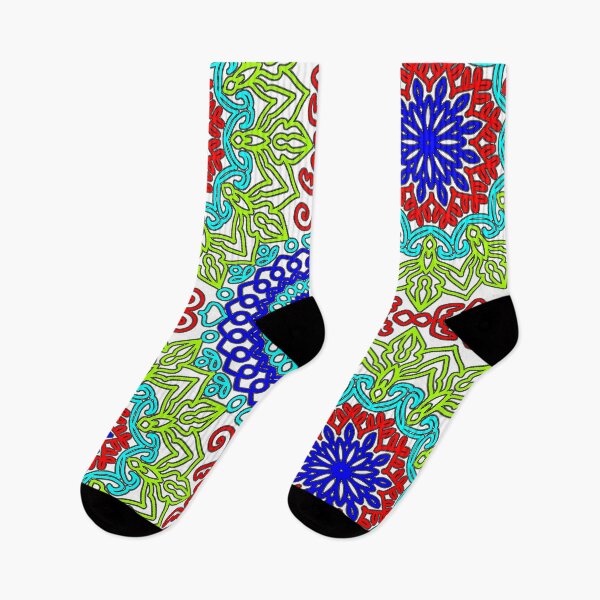 Item preview, Vibrant Kaleidoscope Floral Geometry designed and sold by nighttime1990.