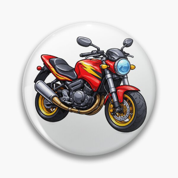 Item preview, Cartoon Motorcycle designed and sold by ArtQueen777.