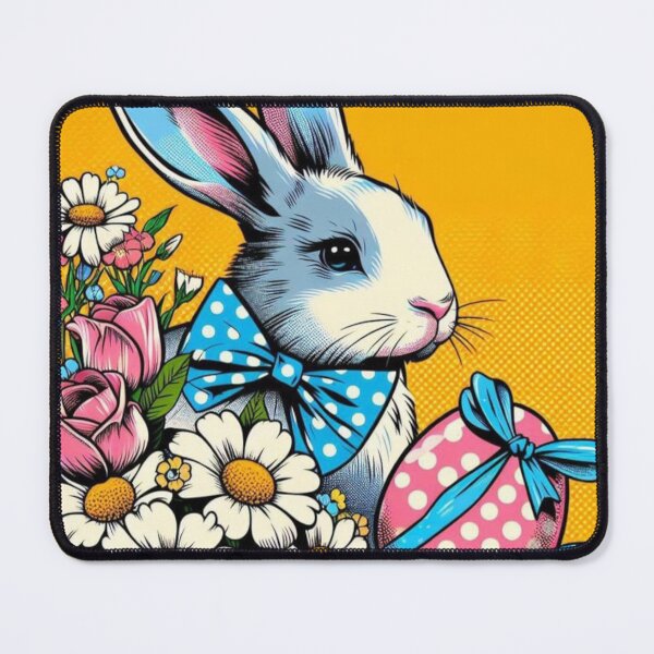 Item preview, Pop Art Bunny in Bloom Delight designed and sold by iamdesigns14.