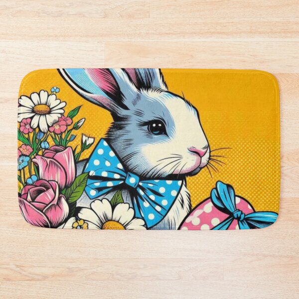 Item preview, Pop Art Bunny in Bloom Delight designed and sold by iamdesigns14.