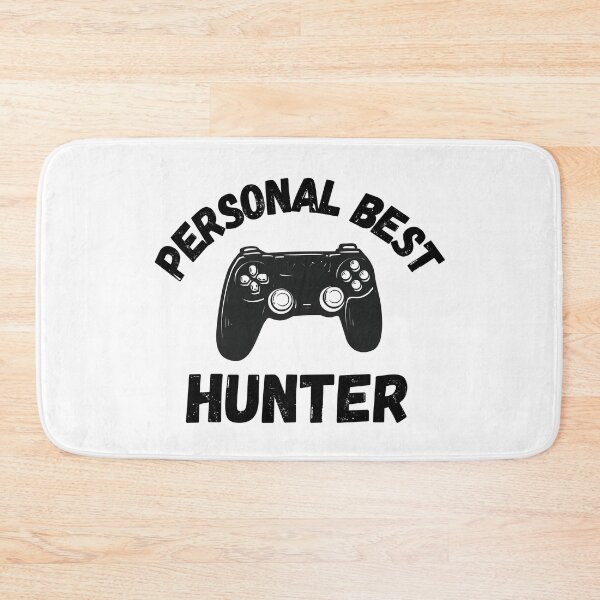 Item preview, Personal Best Hunter – Vintage Gamer Controller Quote Design designed and sold by PHRASEandSTYLE.