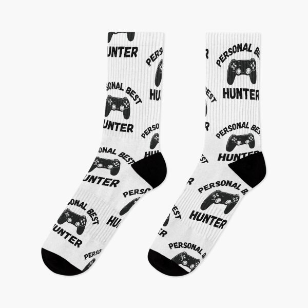 Item preview, Personal Best Hunter – Vintage Gamer Controller Quote Design designed and sold by PHRASEandSTYLE.
