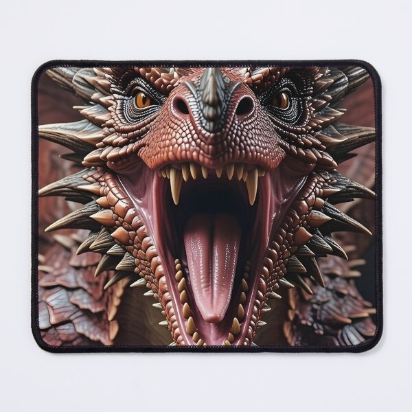Item preview, The big, mean dragon close up designed and sold by adriansmith31.