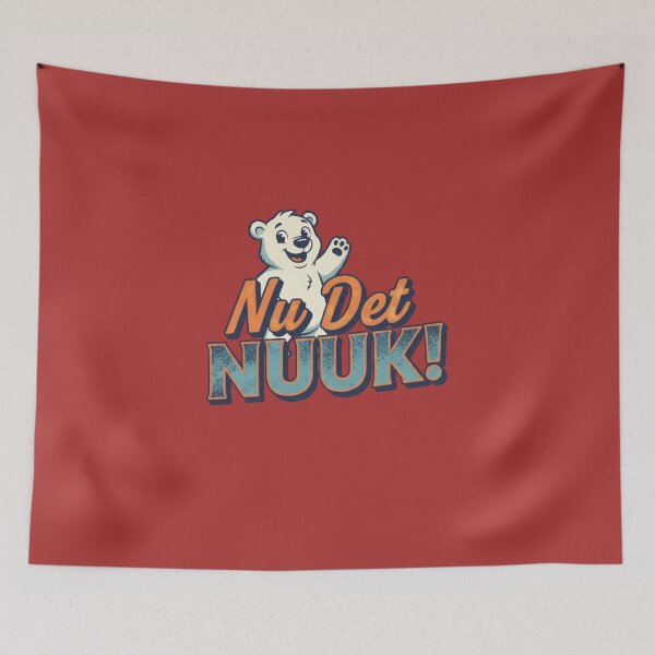 Item preview, Arctic Spirit: Nu Det NUUK! Retro Pop Art designed and sold by InkWeaveShop.