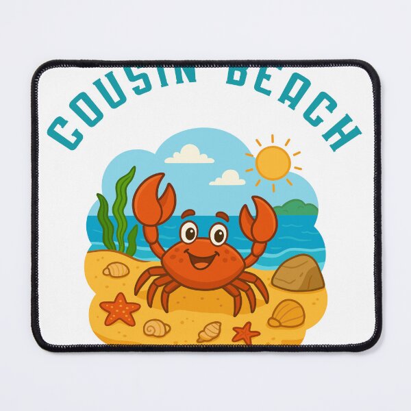 Item preview, Cousin Beach Cute Crab Design | Cousin Crew Beach Vacation T-Shirt & Sticker designed and sold by PixelWaveBD.