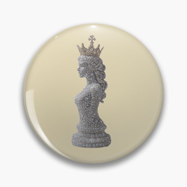 Item preview, Diamond Chess Queen - Luxury Royal Valentine Edition designed and sold by ArtsByAdriana.