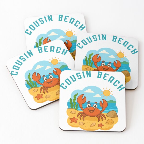 Item preview, Cousin Beach Cute Crab Design | Cousin Crew Beach Vacation T-Shirt & Sticker designed and sold by PixelWaveBD.