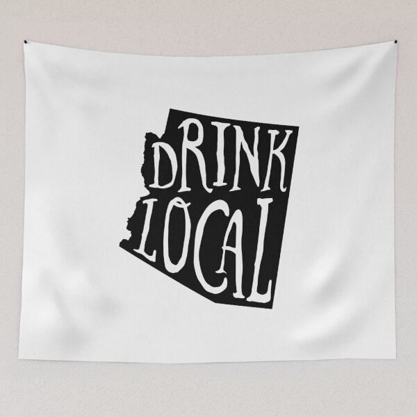 Item preview, Drink Local Arizona State Outline Craft Beer designed and sold by graf1k.