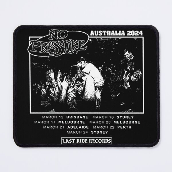 Item preview, No Pressure Australia Tour designed and sold by Benkrier.