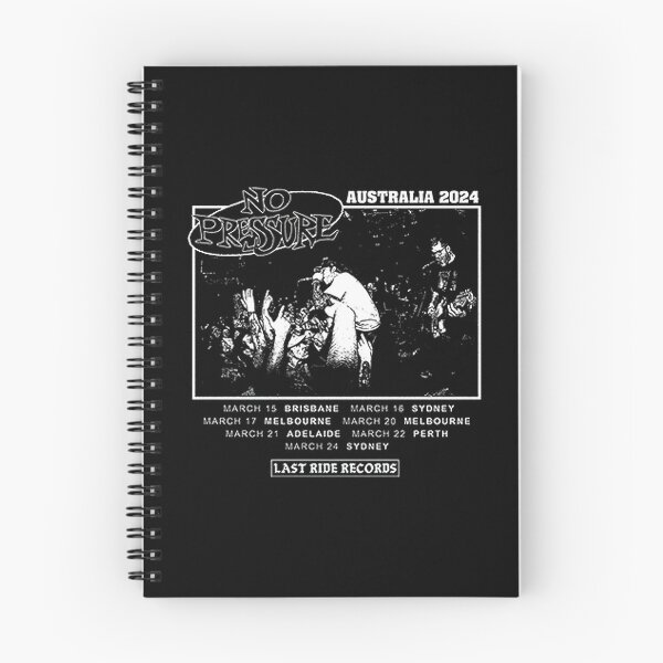 Item preview, No Pressure Australia Tour designed and sold by Benkrier.