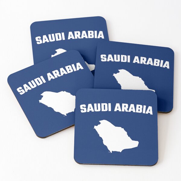 Item preview, Saudi Arabia Map & Text - Classic White Silhouette designed and sold by mashmosh.