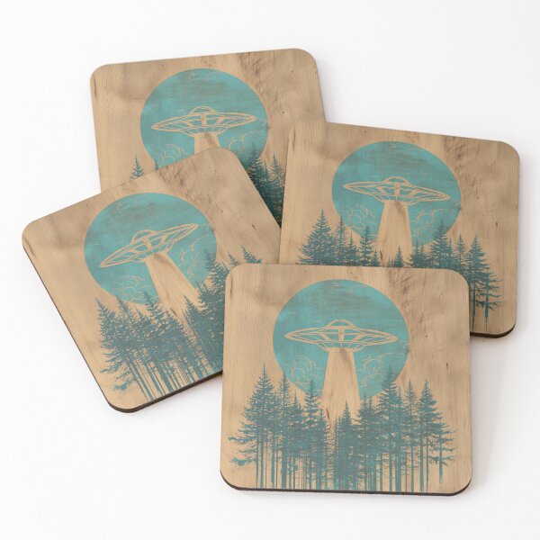 Item preview, UFO Above Pine Forest designed and sold by lautir.