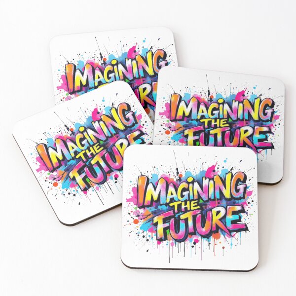 Item preview, Imagining The Future - Vibrant Graffiti Street Art Typography designed and sold by IntrusiveMind210.