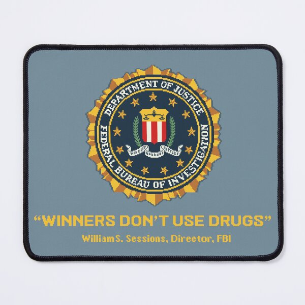 Item preview, FBI Warning - Winners Don't Use Drugs designed and sold by Dark Art Mailbox.