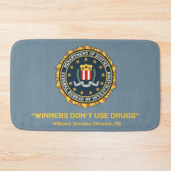 Item preview, FBI Warning - Winners Don't Use Drugs designed and sold by Dark Art Mailbox.