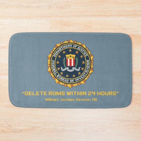 Item preview, FBI Warning - Delete ROMs Within 24 Hours designed and sold by Dark Art Mailbox.