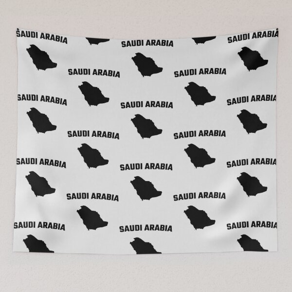 Item preview, Saudi Arabia Map Silhouette - Bold Kingdom Pride designed and sold by mashmosh.