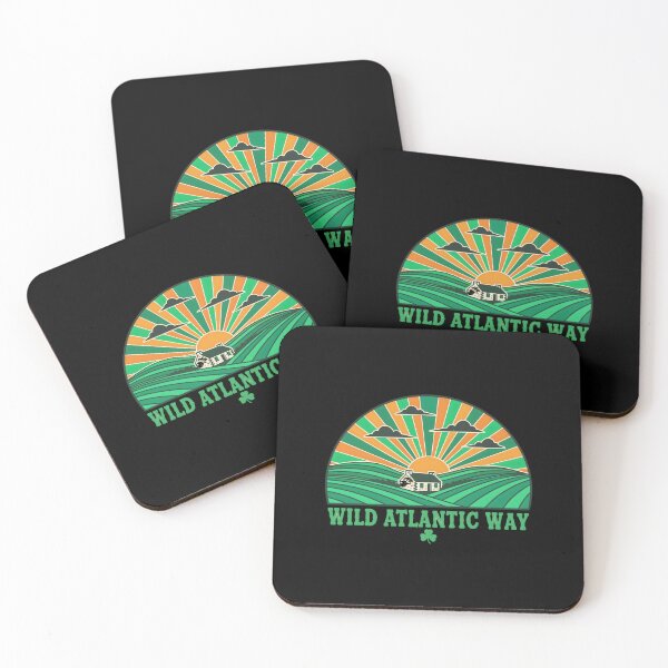 Item preview, Wild Atlantic Way Retro Design Donegal Kerry Galway Mayo Cork Sligo Limerick designed and sold by OliDesigns.